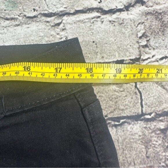 Old Navy Jeans Womens Sz.14 Black Super Skinny Denim Rocker Preppy - Picture 7 of 9